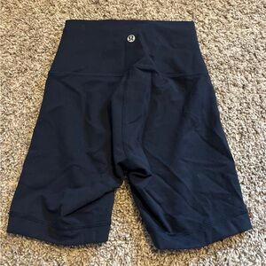 Lululemon wunder train biker shorts